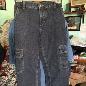 Wranglers Cargo Pants Denim Jeans Boys Size 10 Slim NWT NEW